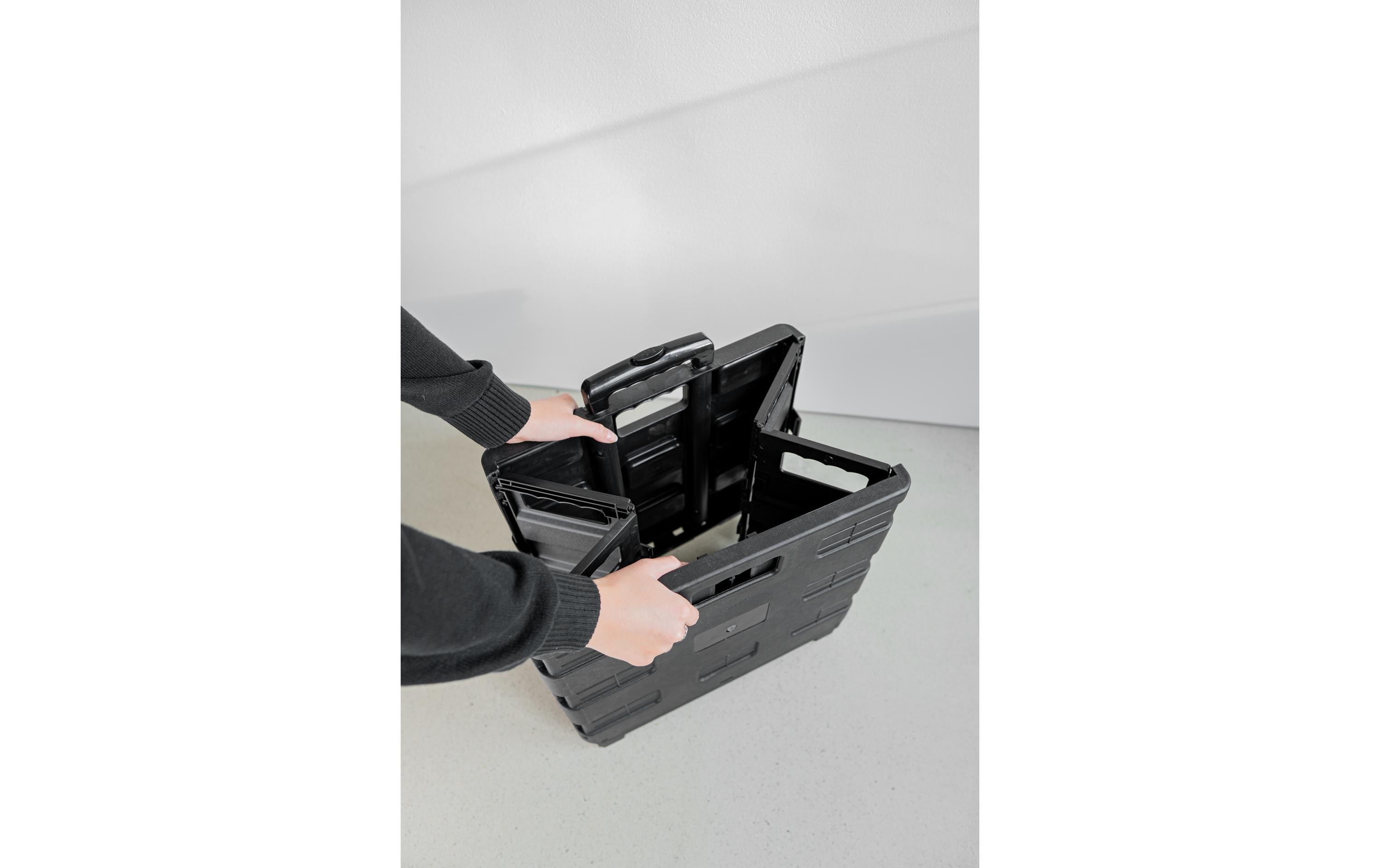Klappbox Caddy 45 LFaltbarer Waffenkoffer für Werkstatt, Büro, Einkauf, Reinigung und vieles mehr