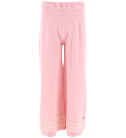 Emporio Armani Hosen - Strick - Pink/Off White