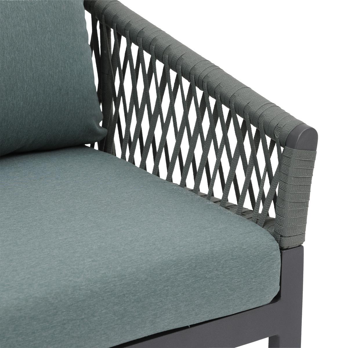 FAUTEUIL SALON ORIENGO OLIVE GRAPHITE