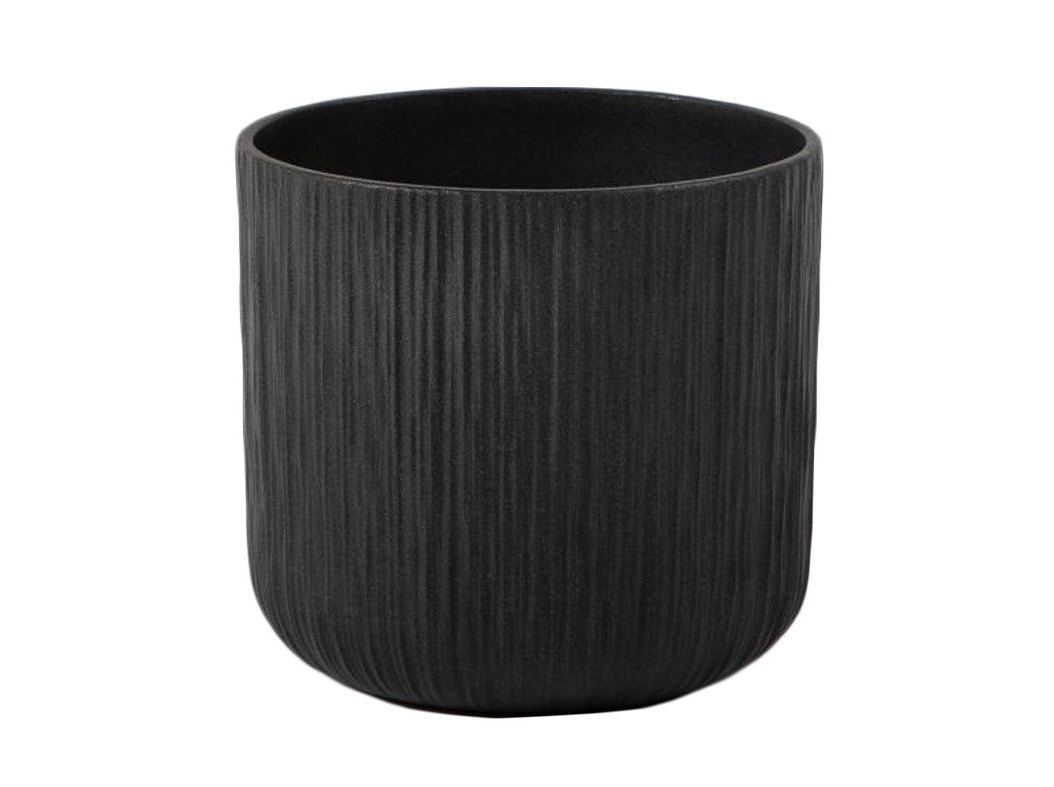VASO GEN IN&OUT PRETO Ø15 CM