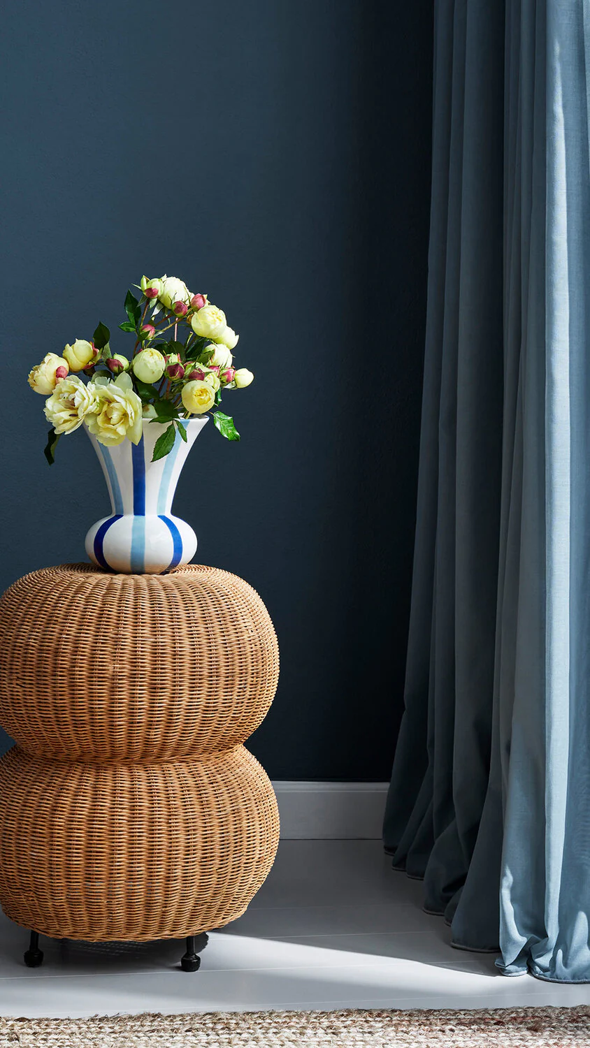 Kähler  Signature vase, blå - H20 cm.