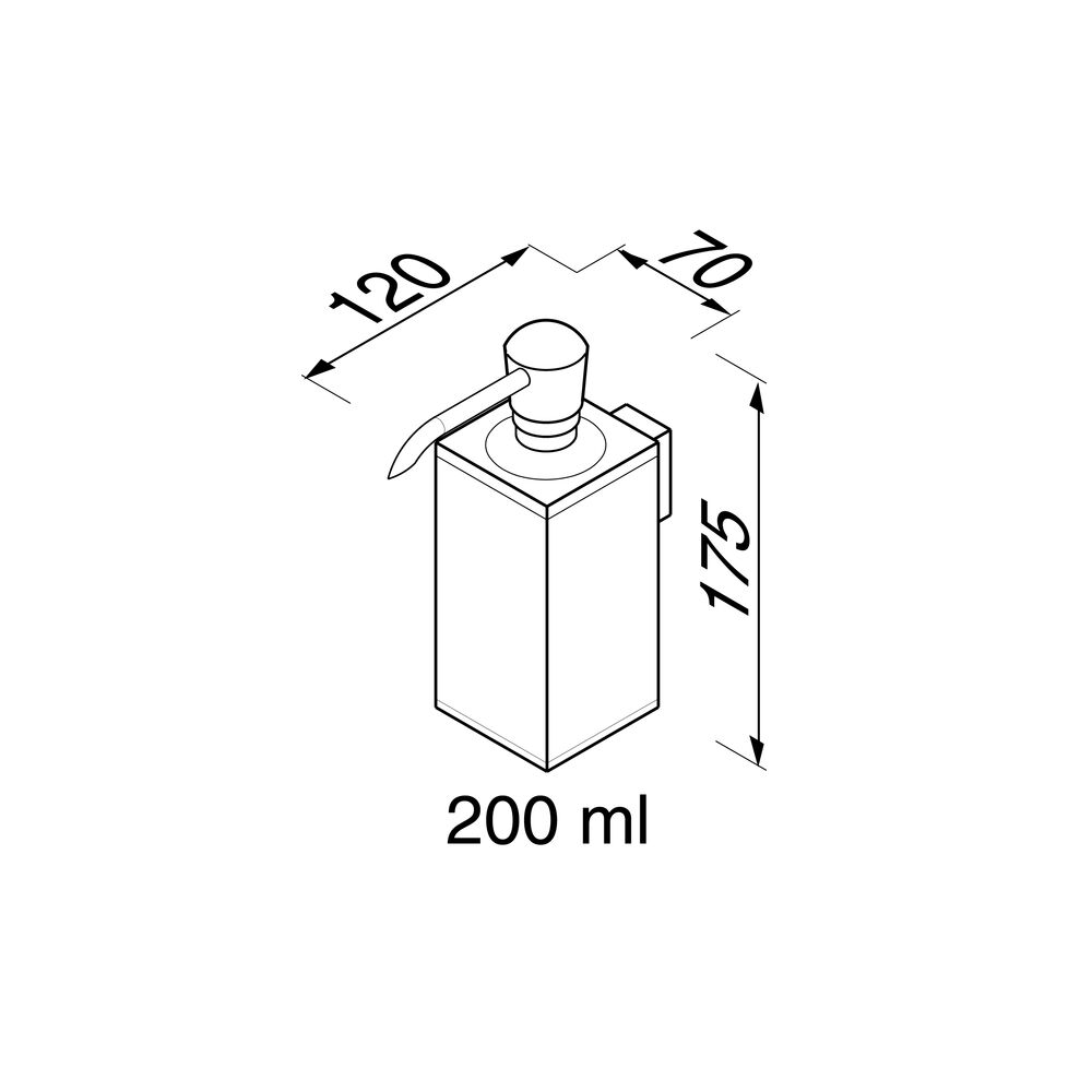 Geesa Modern Art zeepdispenser 200 ml chroom
