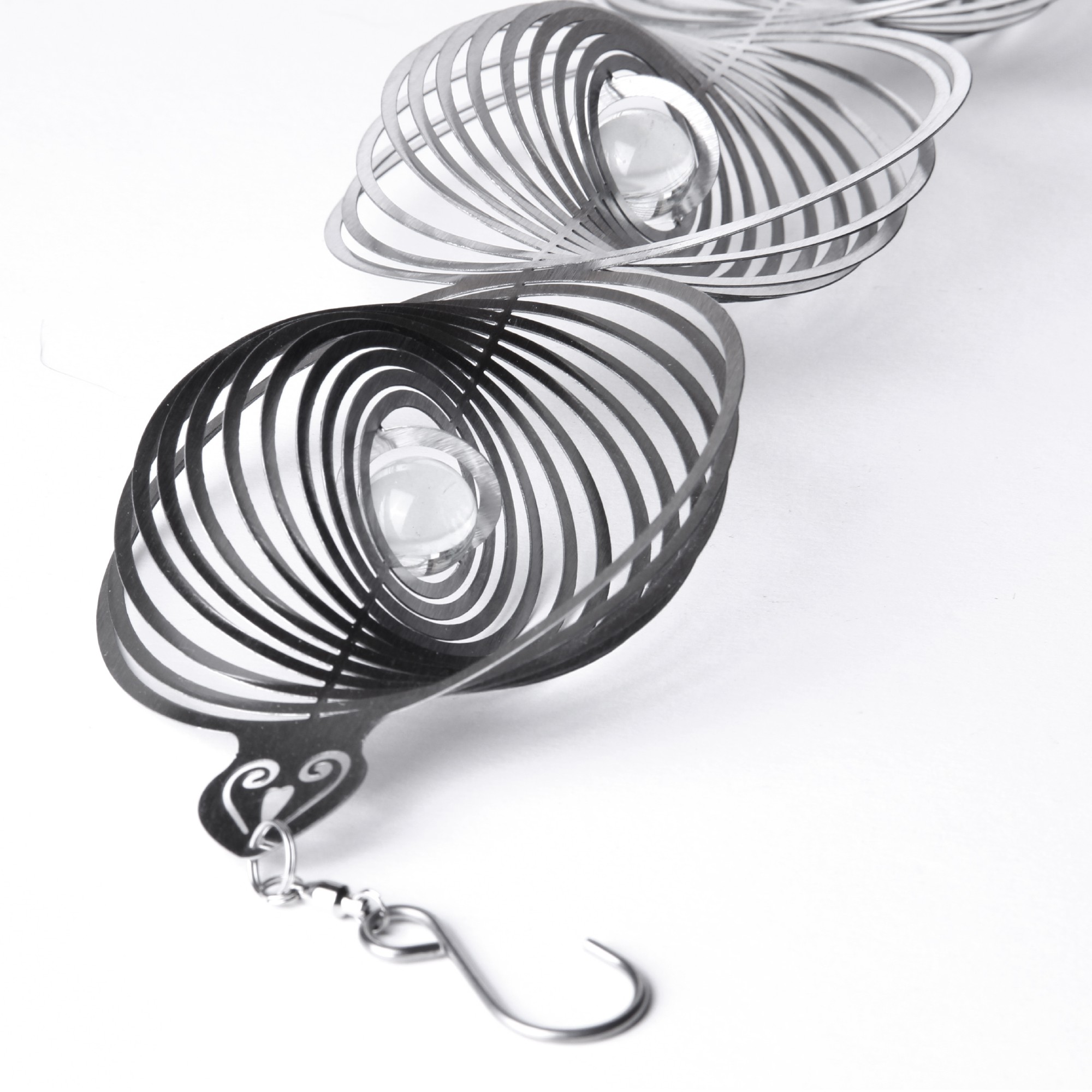 Windspiel '5 Kreise', silber, H 52 cm, B 10 cm günstig bestellen