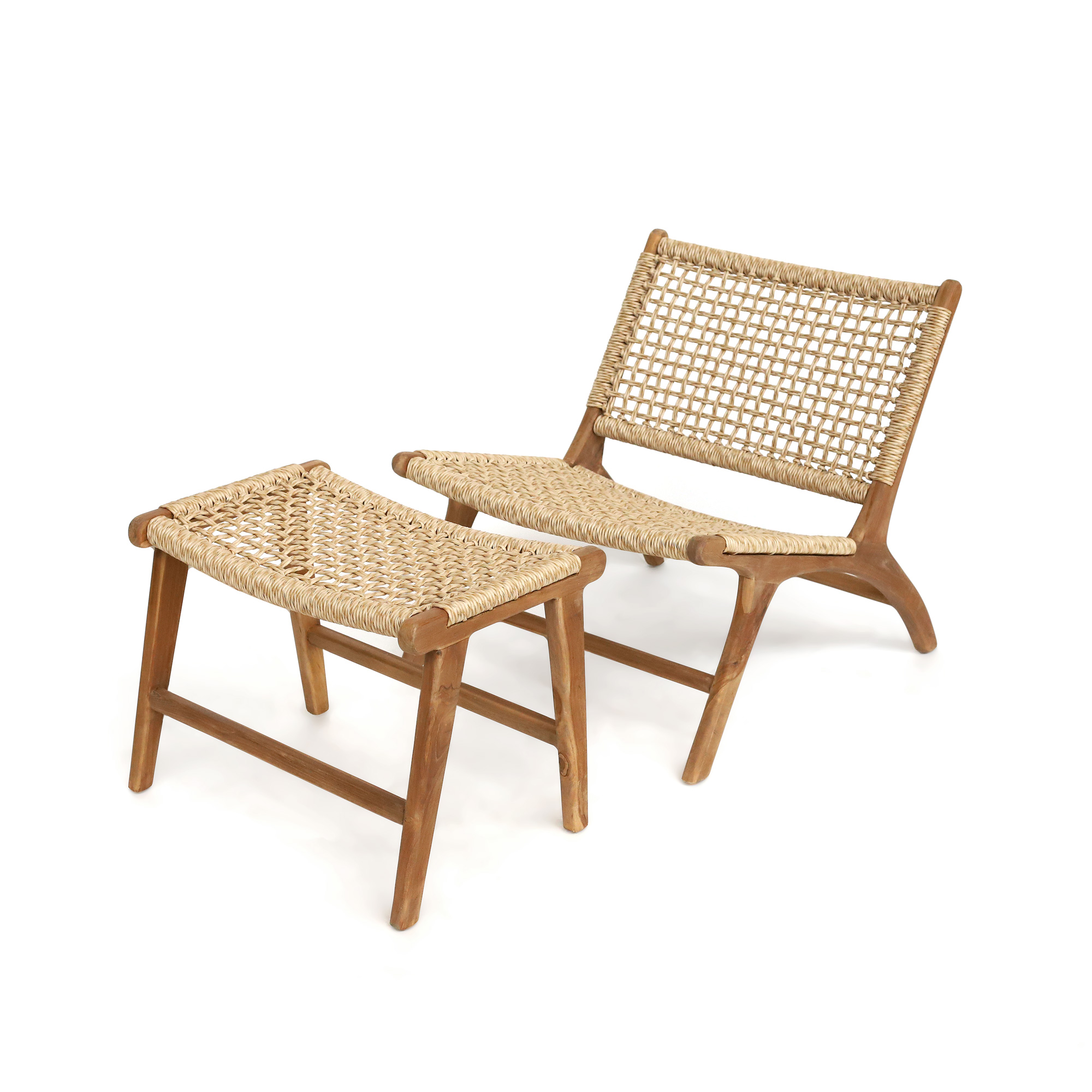 Bank 'Driessen' aus Teak, H 46 cm, B 60 cm, L 40 cm von fischer's lagerhaus