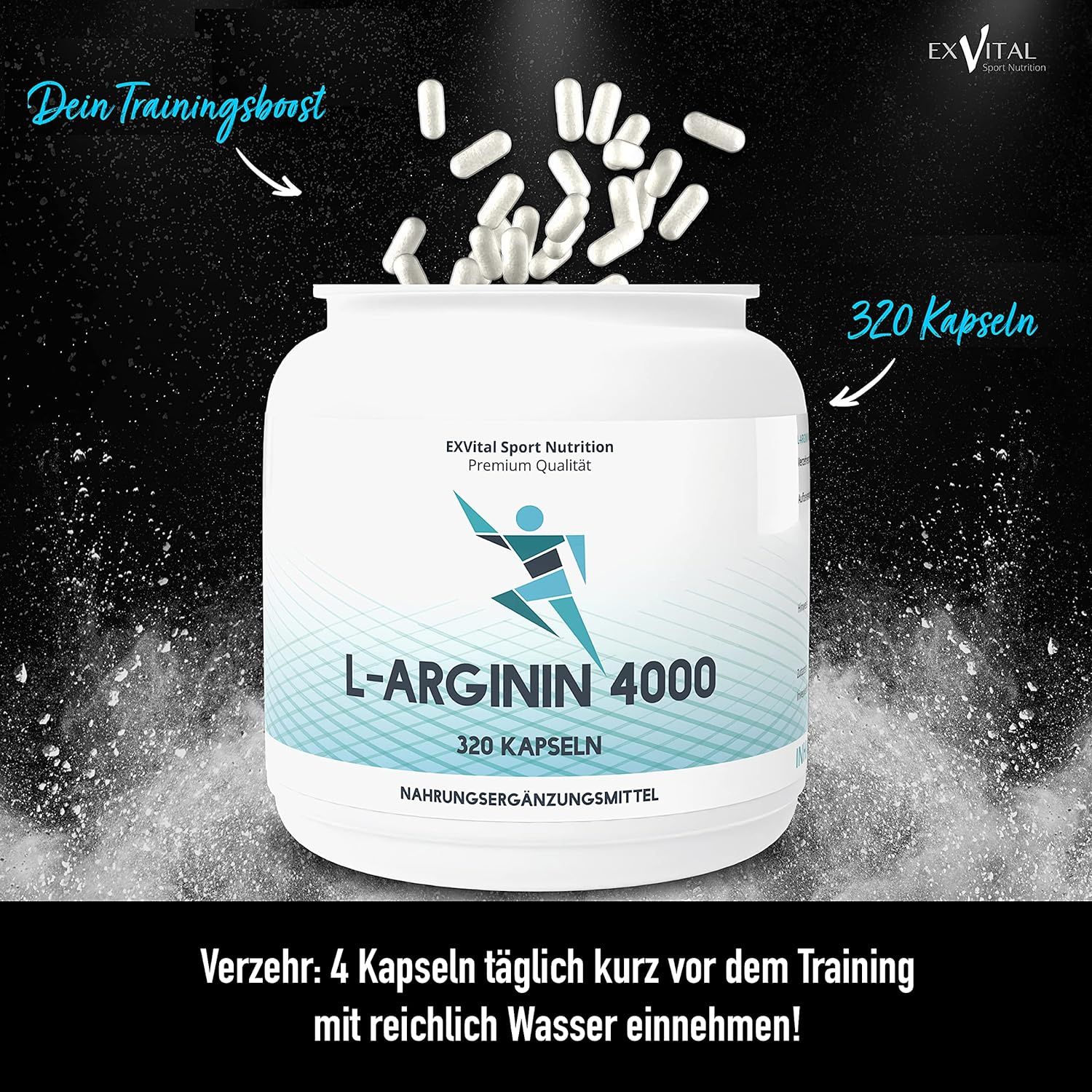 EXVital® L-Arginin Base 4000 hochdosiert