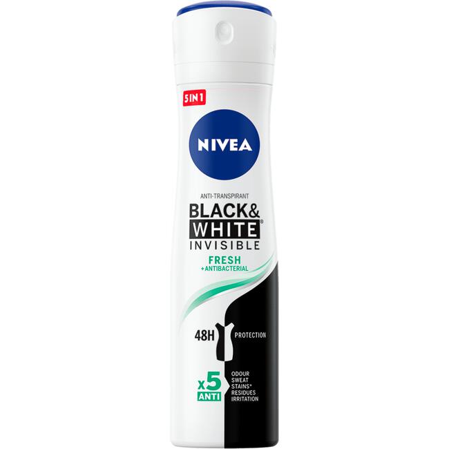 NIVEA Black & White Invisible Fresh Deodorant Spray 150 ML