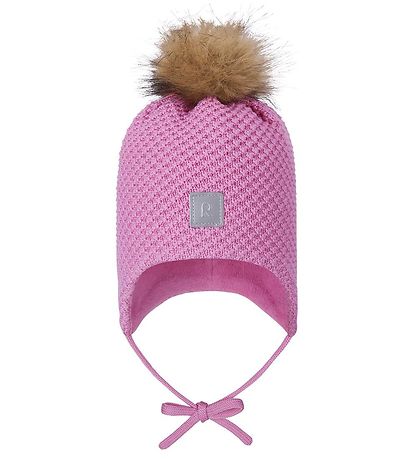 Reima Mütze m. Fleece - Wolle/Polyester - Marmeli - Pink m. Ich