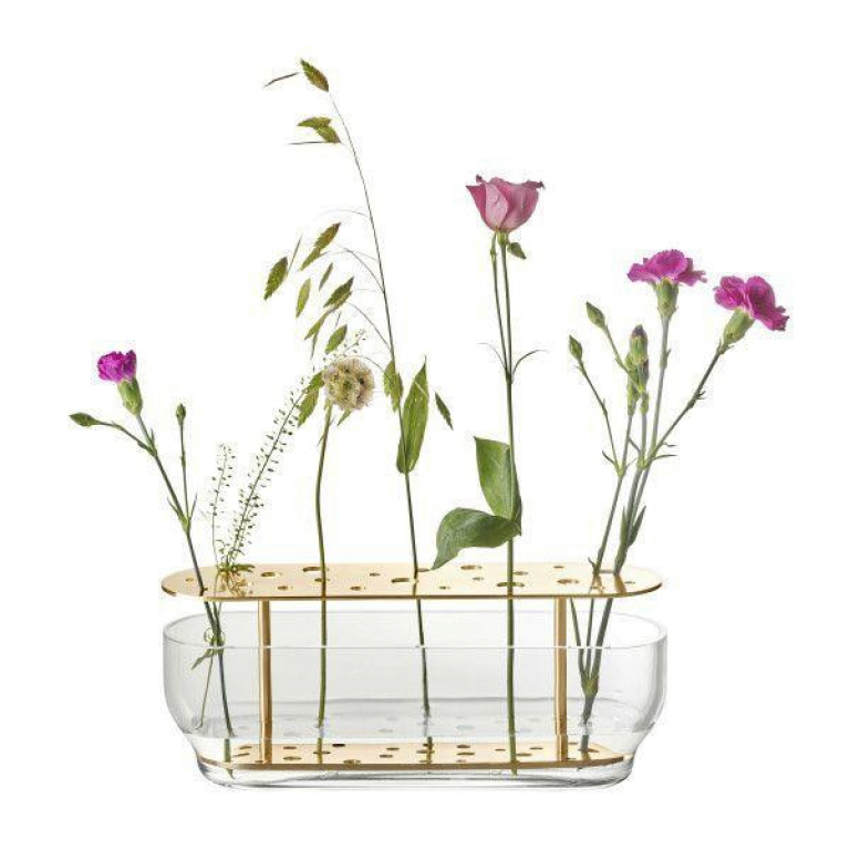 Fritz Hansen Ikebana vaas long brass