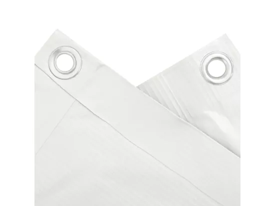 écran d'intimité de balcon blanc 800x120 cm PVC