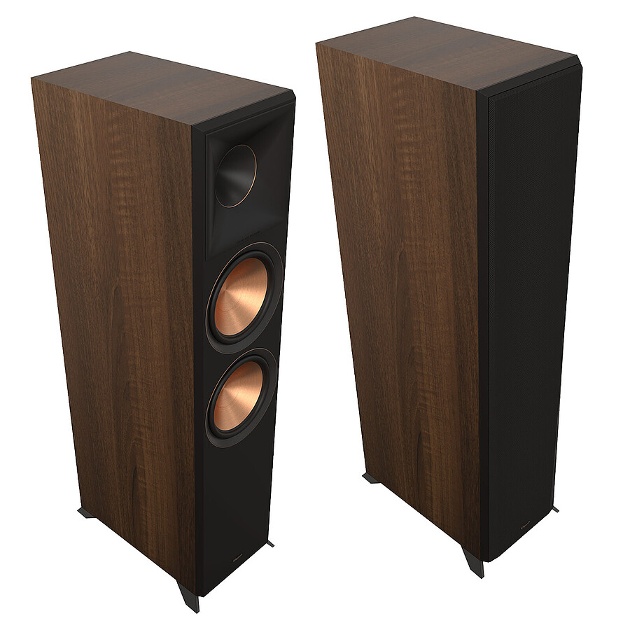 Yamaha R-N800A Argent + Klipsch RP-8000F II Noyer
