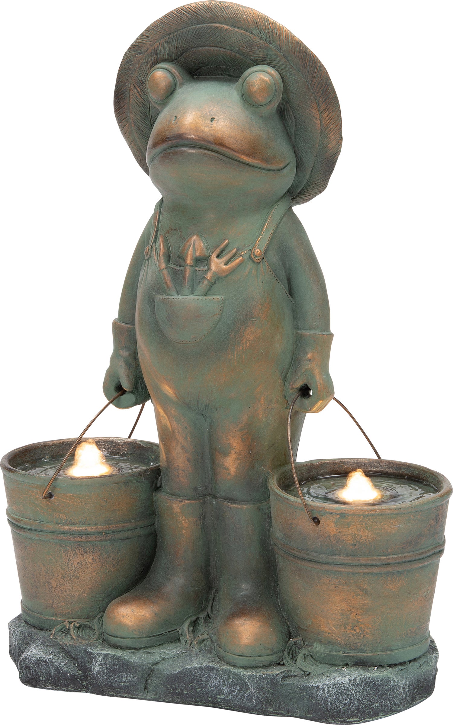 Intratuin waterornament Odda met LED verlichting 44 x 23 x 63 cm