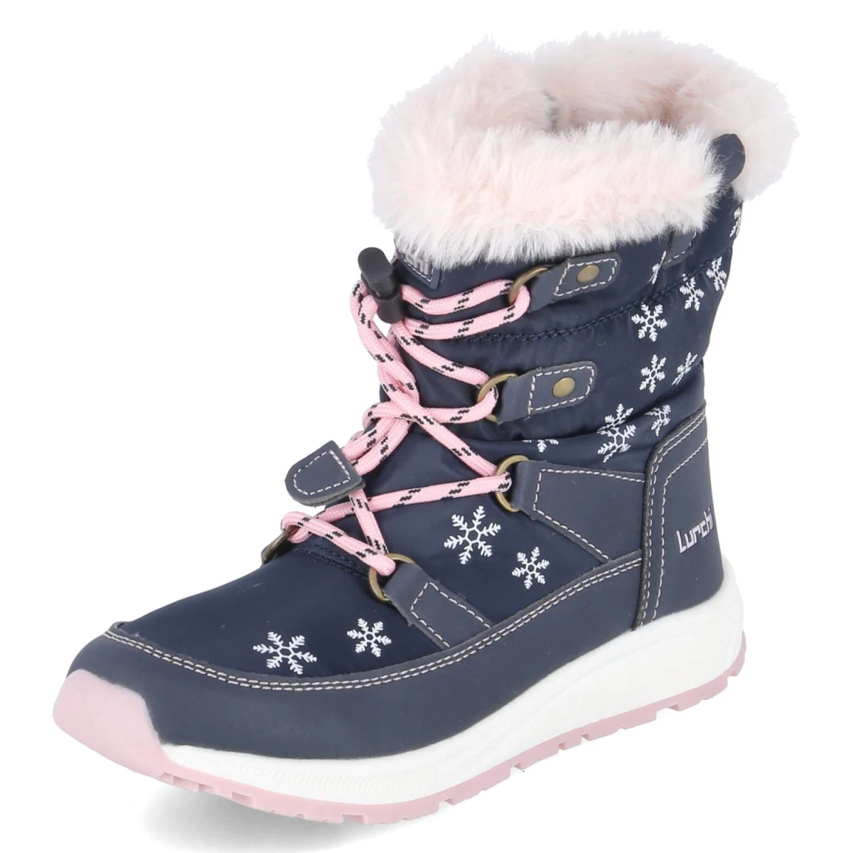 LurchiWinterstiefeletten ALBY TEX - navy-rose