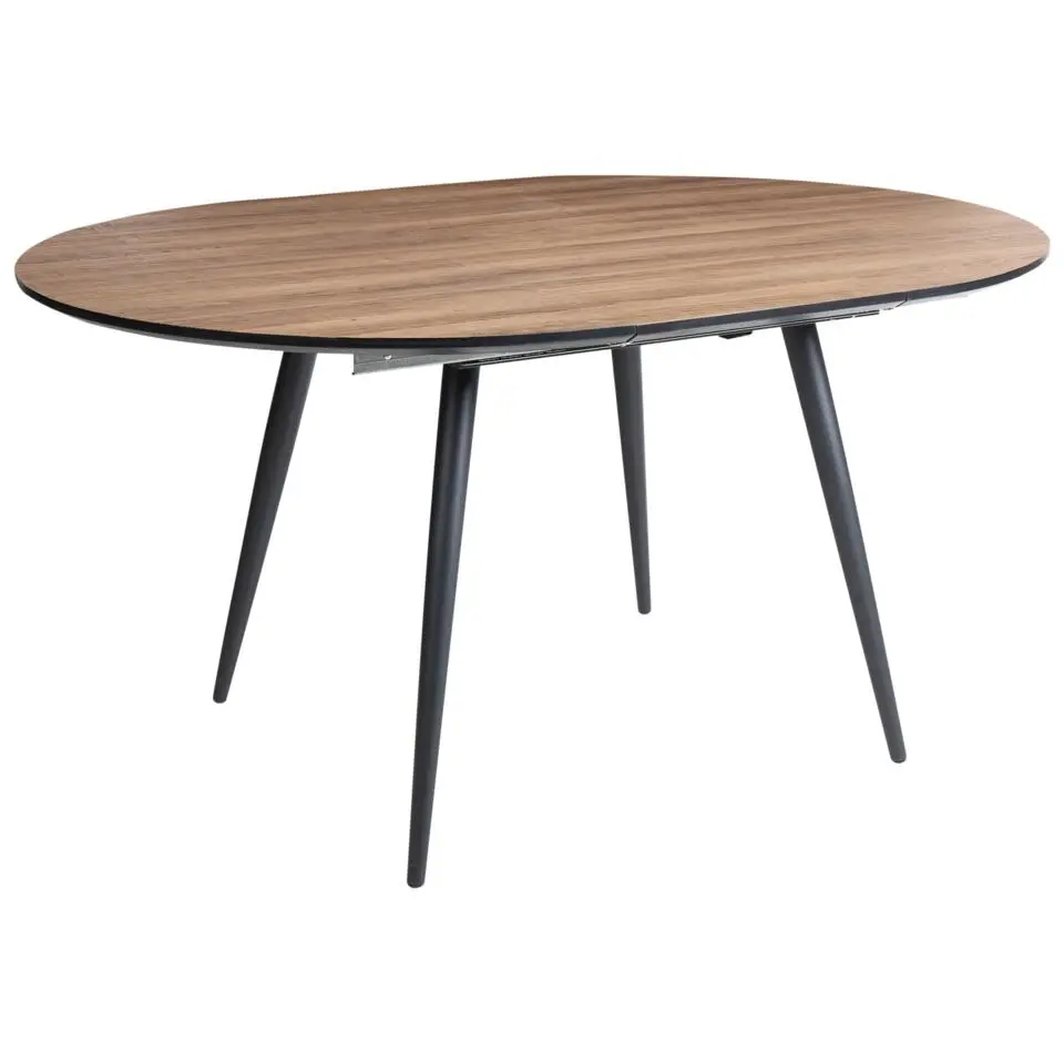 SENIAC - Uitschuifbare eettafel - Lichtbruin - MDF