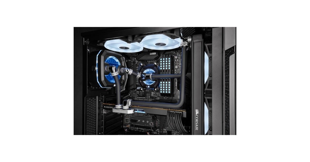 CorsairHydro XT Hardline Satin 14 mm buis  (Zwart (mat), 3x 1 m, PMMA)