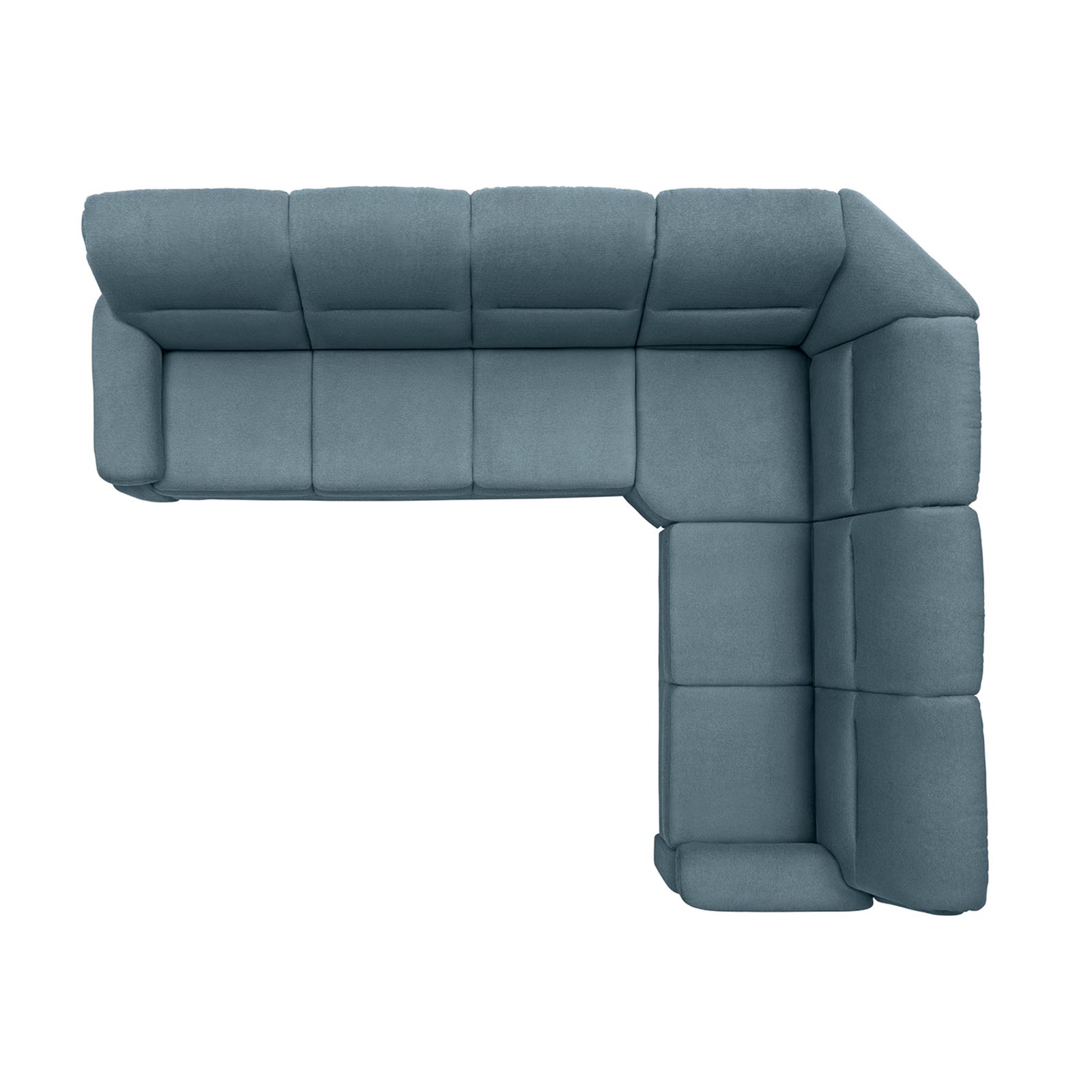polsterpower Ecksofa - Belle ice - Basismodell - rechts