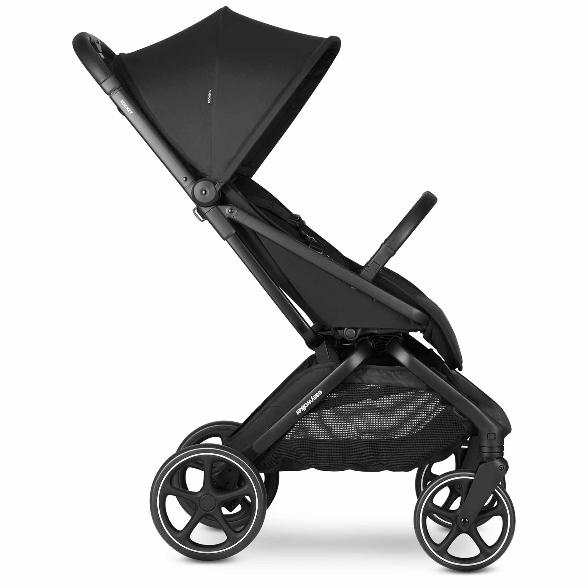 Easywalker Rockey L Pure Black - buggy's - Prénatal