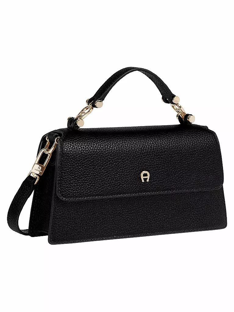 AIGNER Ledertasche - Mini Bag DELIA Small schwarz