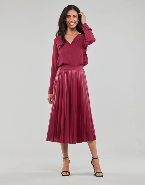 Vila - VINITBAN SKIRT/SU - Bordeaux