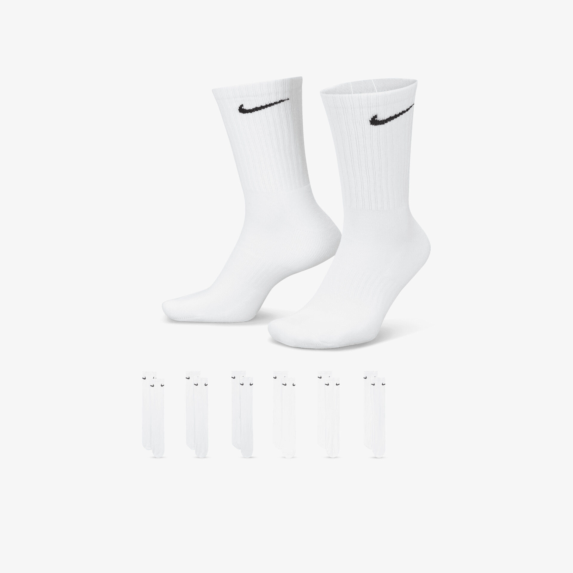 Nike Everyday Cushioned Unisex Sportsocken weiß