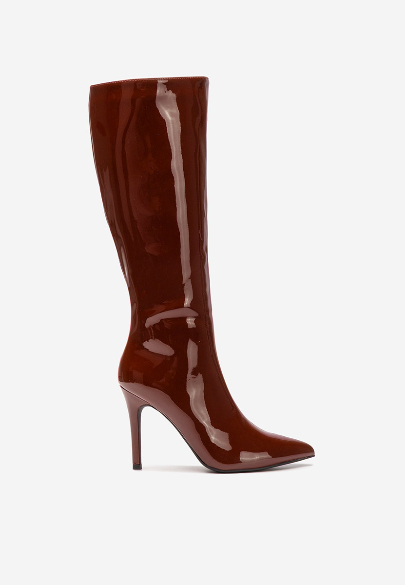 Bottes talons aiguilles bordeaux Kiva