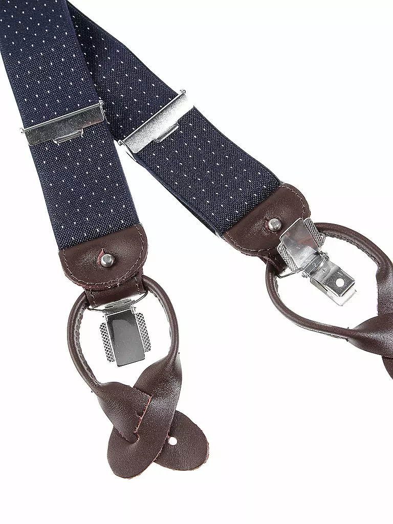 PROFUOMO Hosenträger blau