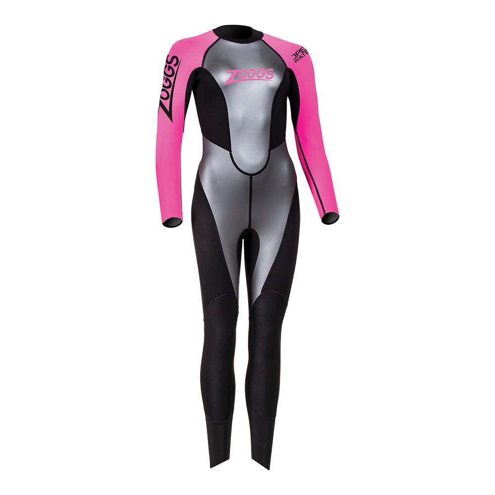 Zoggs OW EXPLORER GSK FS BZ - Combinaison intégrale 3/2 mm Femme black/pink