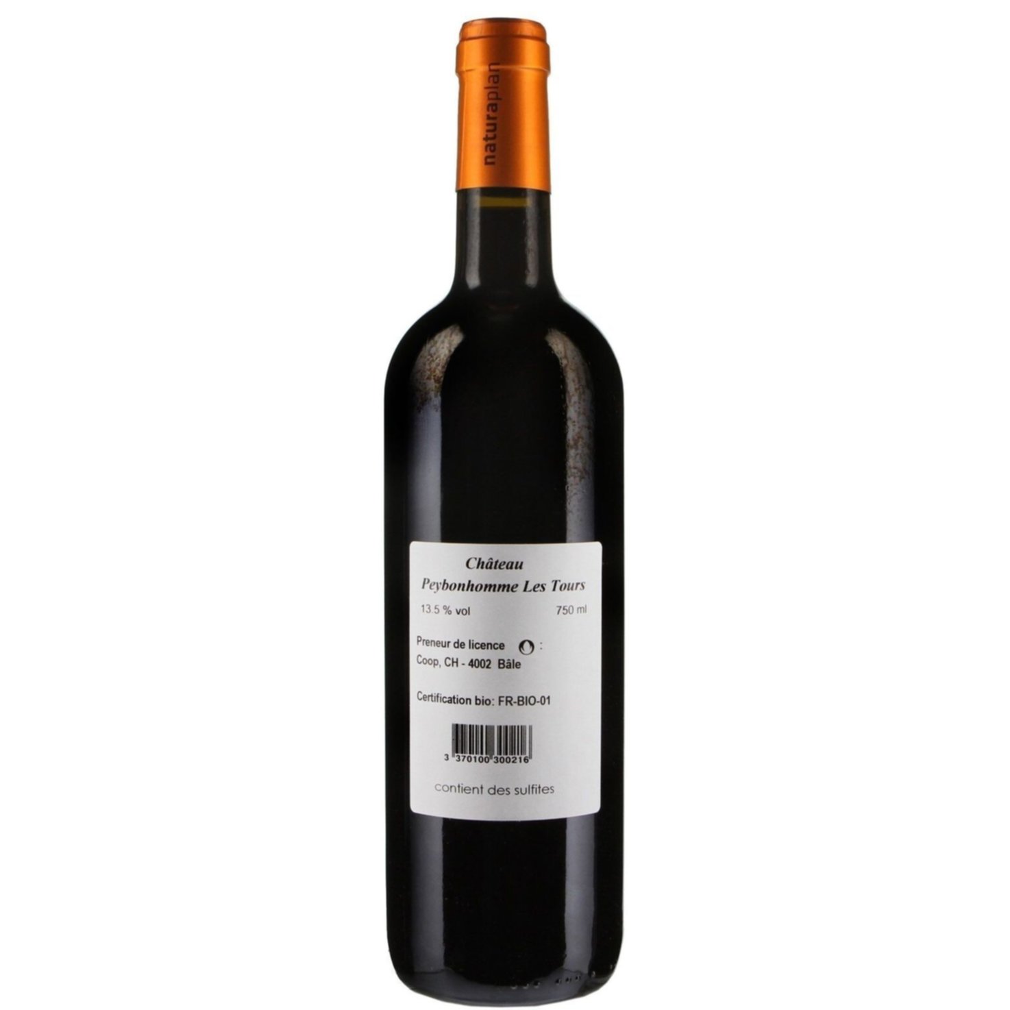 Naturaplan Bio Château Peybonhomme Les Tours AOC -75cl