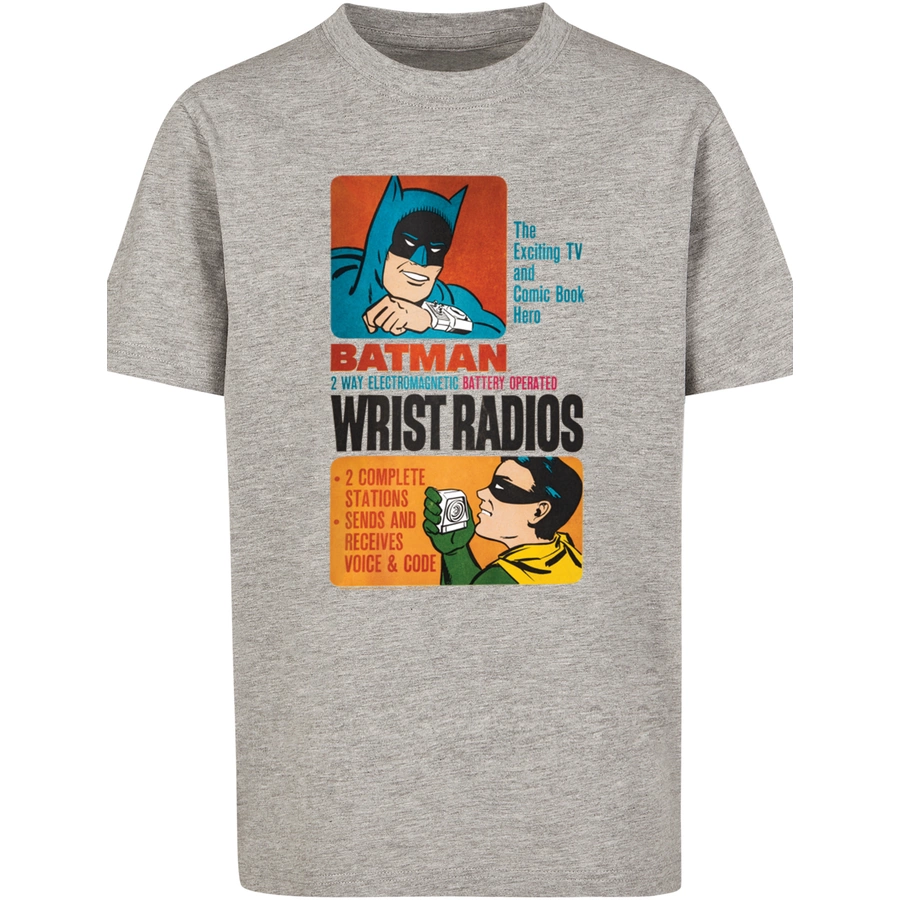 F4NT4STIC T-Shirt DC Comics Superhelden Batman TV Serie Wrist Radios heather grey