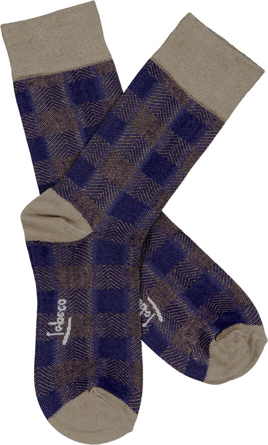 Topeco Topeco sock, cotton 645 dark sand