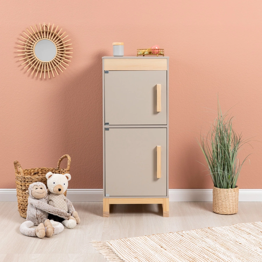 MUSTERKIND® Kühlschrank Ficus, warmgraunatur