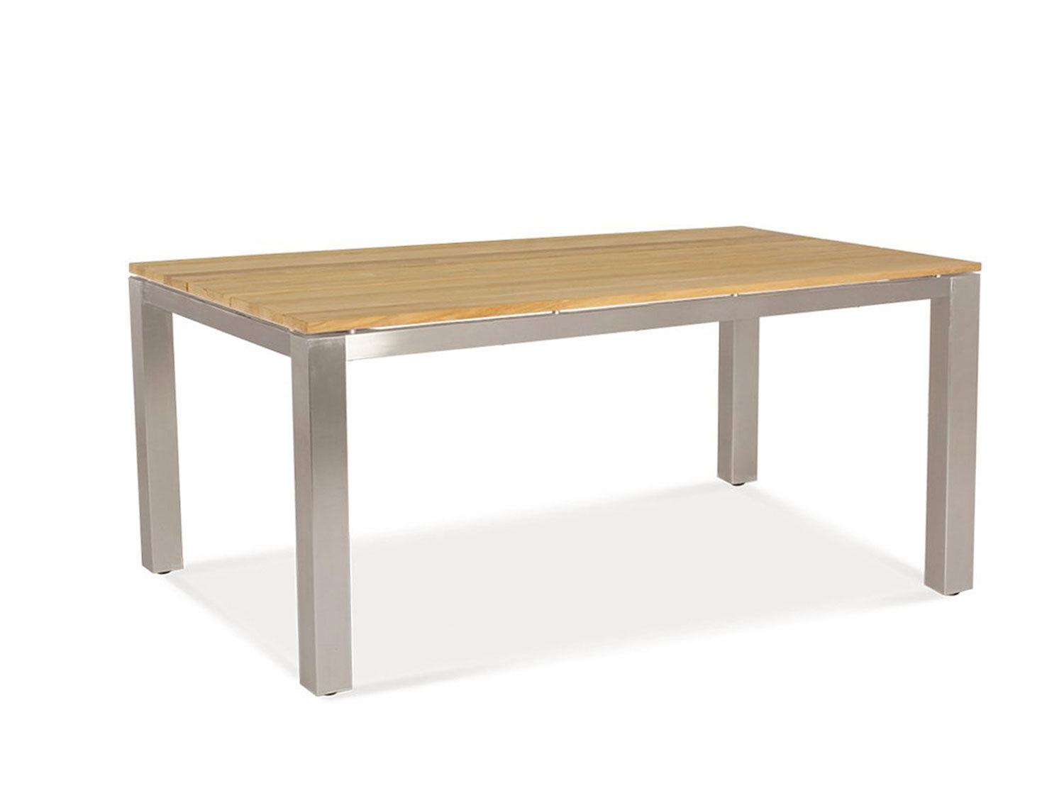 Gartentisch Edelstahl Teak Premium