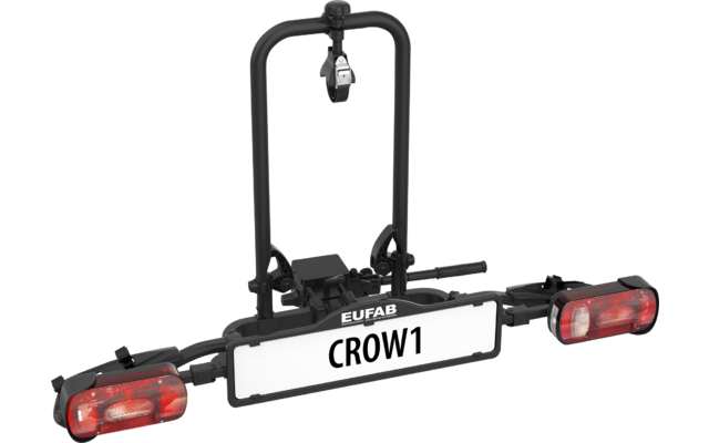 EUFAB Kupplungs-Fahrradträger Crow 1 für 1 Fahrrad, E-Bike geeignet