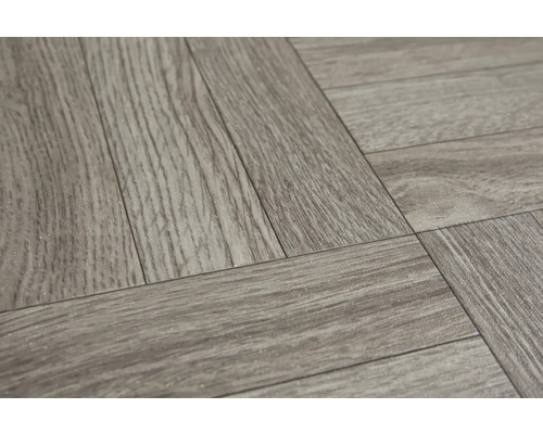 PVC vloerbedekking Cube eiken grijsbruin FB584 200 cm breed (per meter verkocht)
