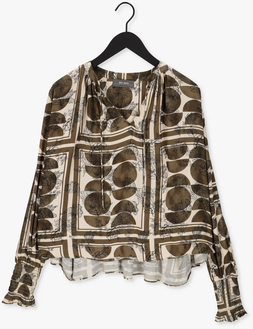 MOS MOSH groene mos mosh blouse macha ls bubble blouse