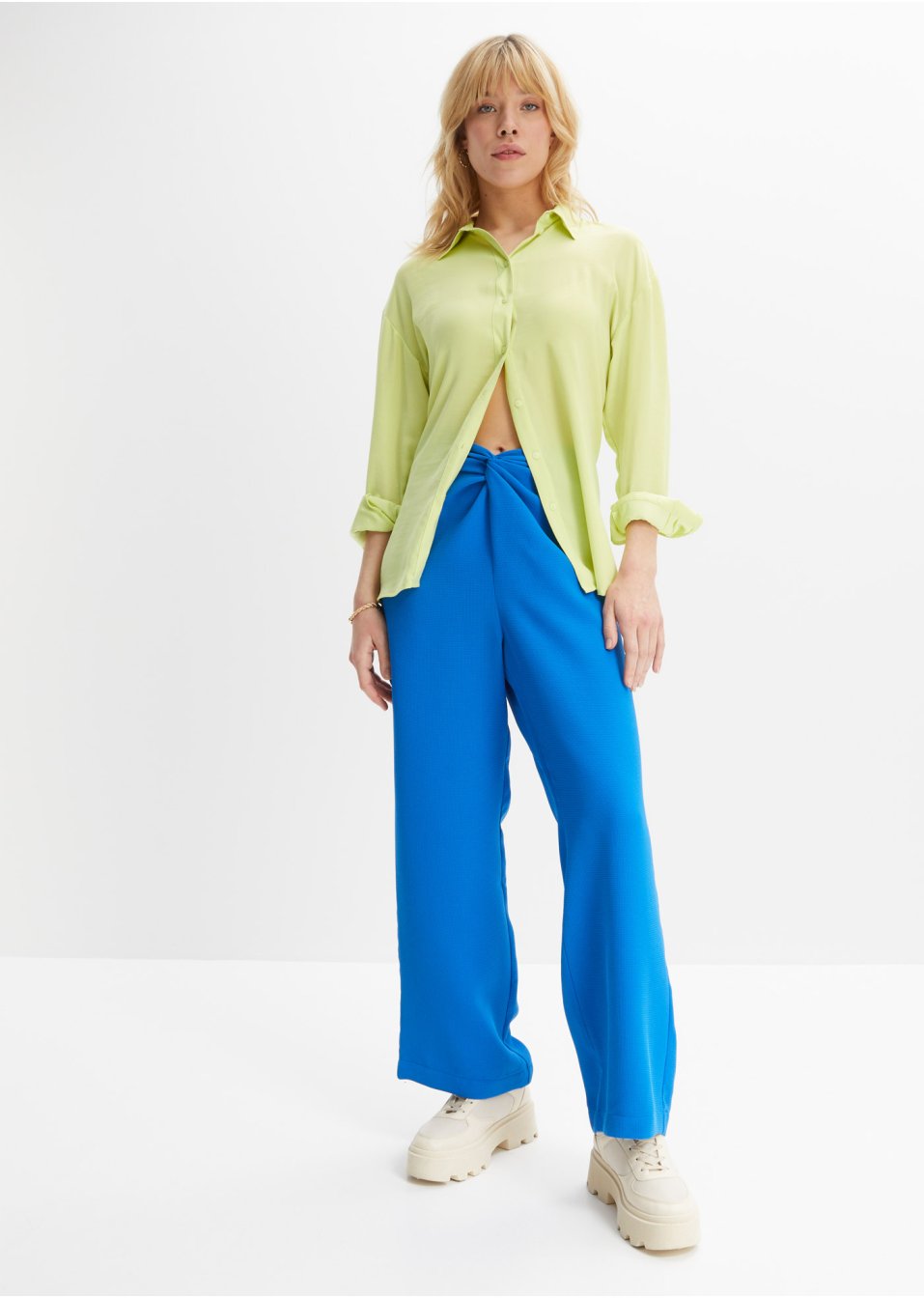 Pantalon avec détail nœud