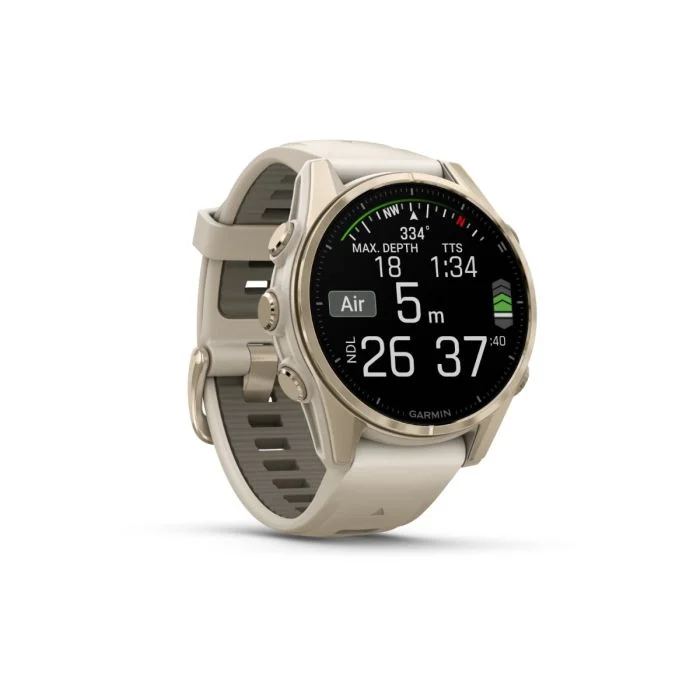 Garmin Unisex Ure fēnix® 8 - 43 mm AMOLED Sapphire Guld