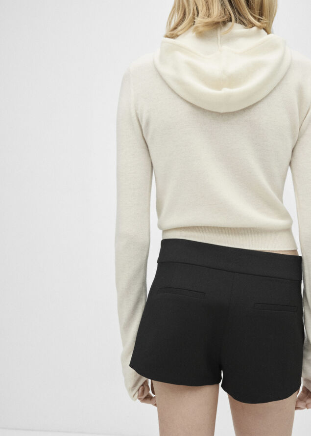MANGO Low rise skirt Black