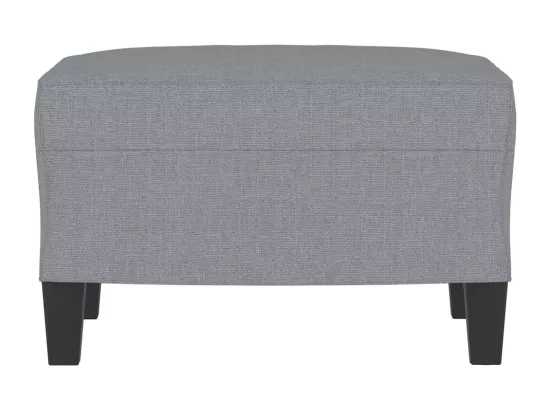 Repose-pied Gris clair 60x50x41 cm Tissu
