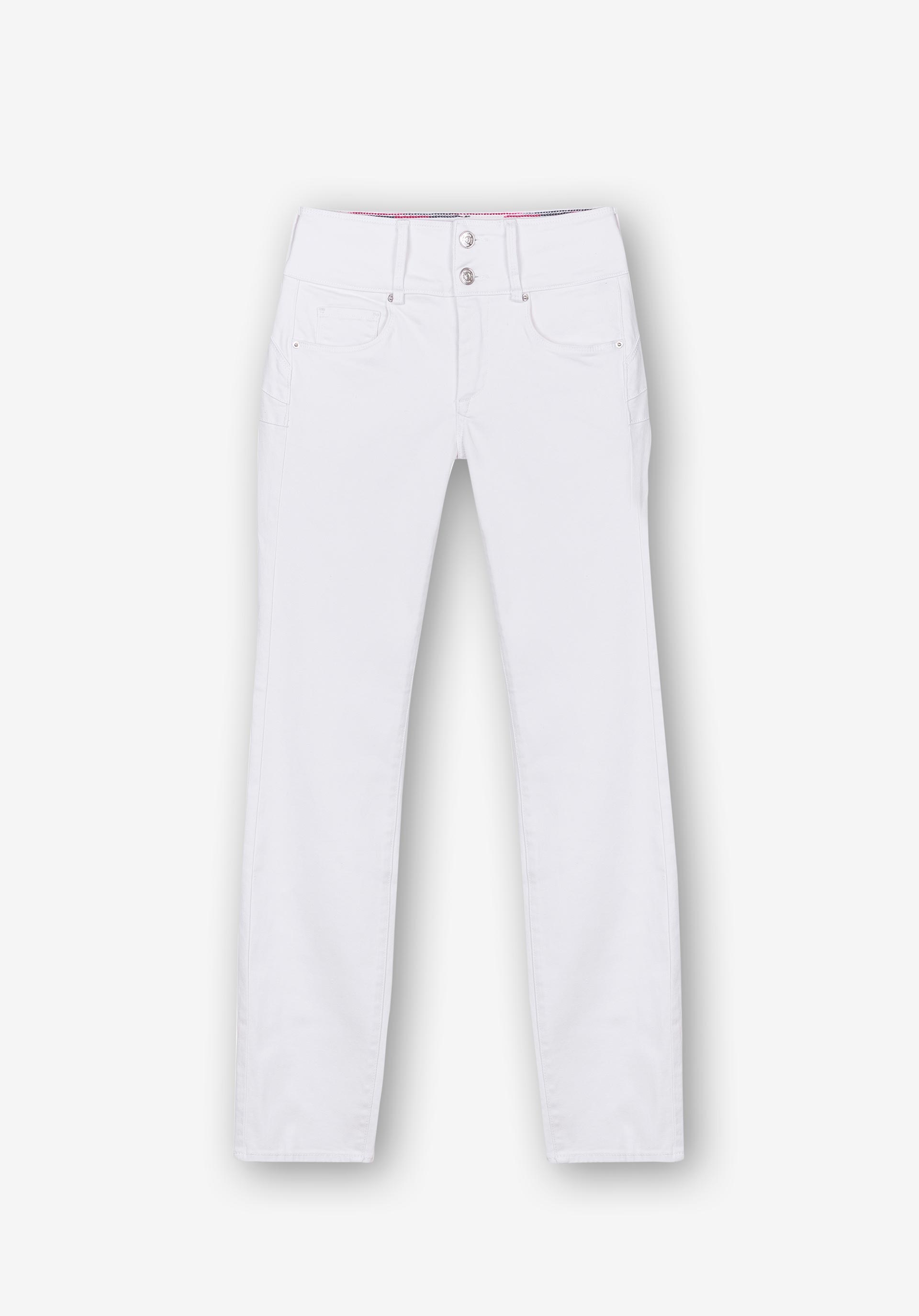 Jeans Double-up Slim de Cintura Alta