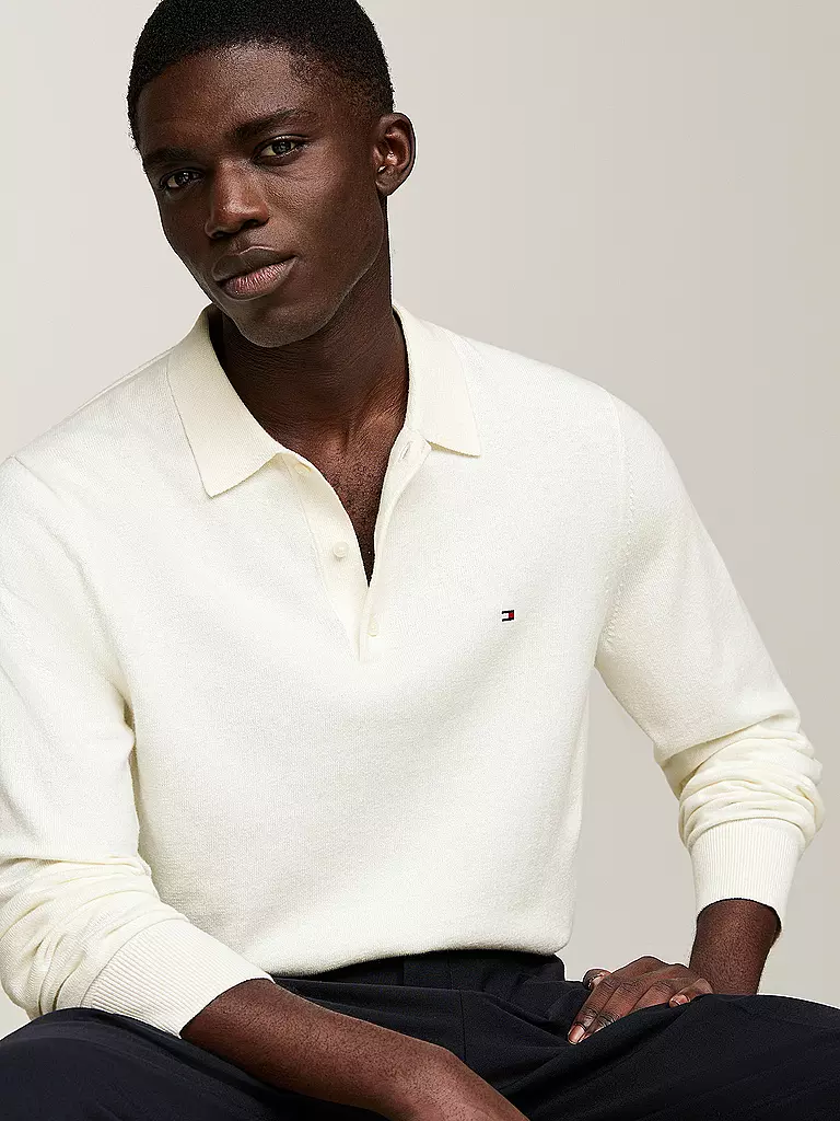 TOMMY HILFIGER Poloshirt PIMA  weiss