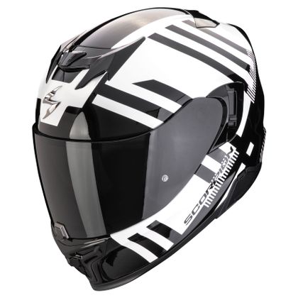 Casque Scorpion Exo EXO-520 EVO AIR - BANSHEE - Blanc / Noir