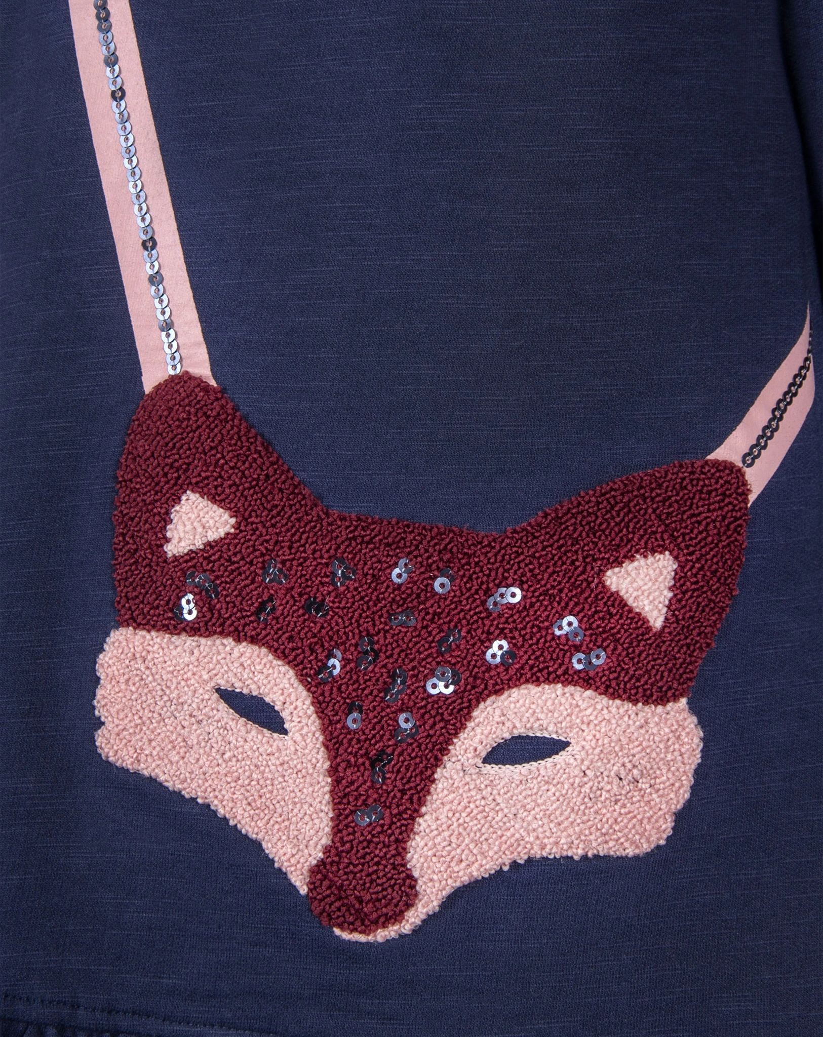 Langarmkleid FOX in navy