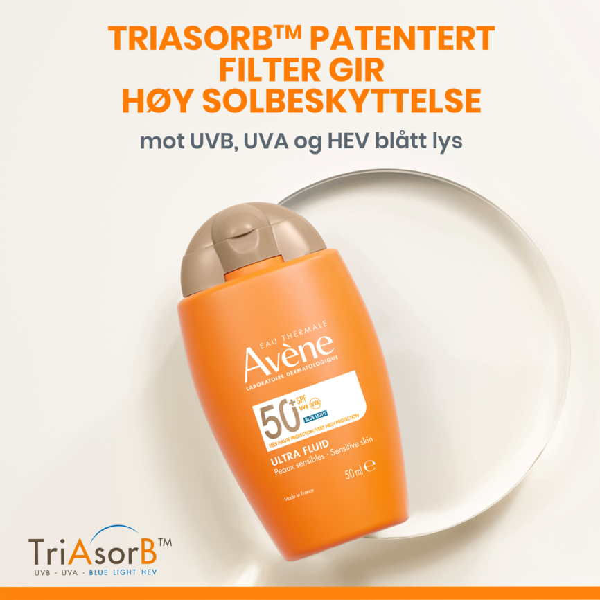 Avène Ultra Fluid Perfector ansiktssolkrem SPF50  50 ml