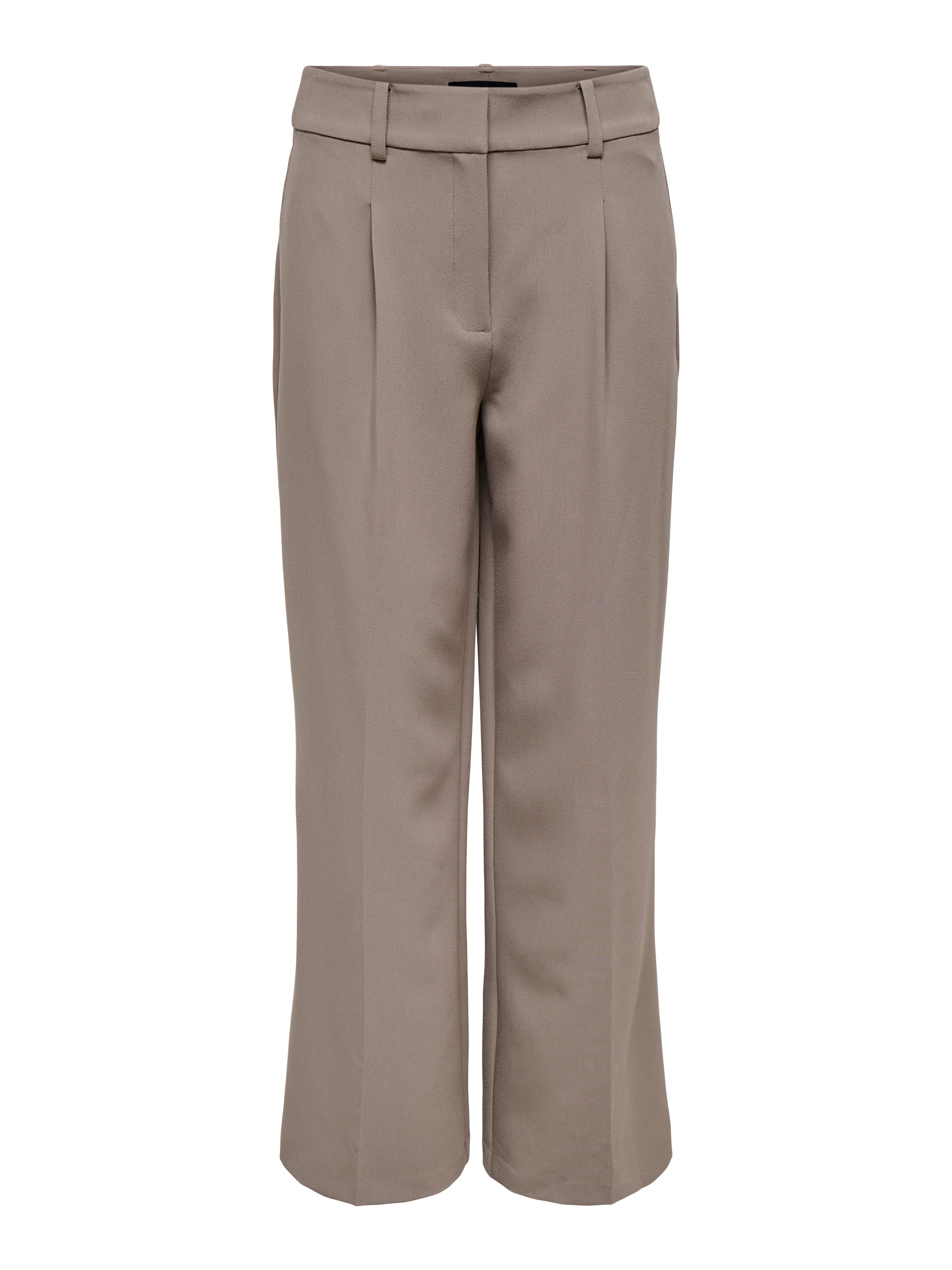 JDYCILLE Hohe Taille Gerade geschnitten Hose Driftwood