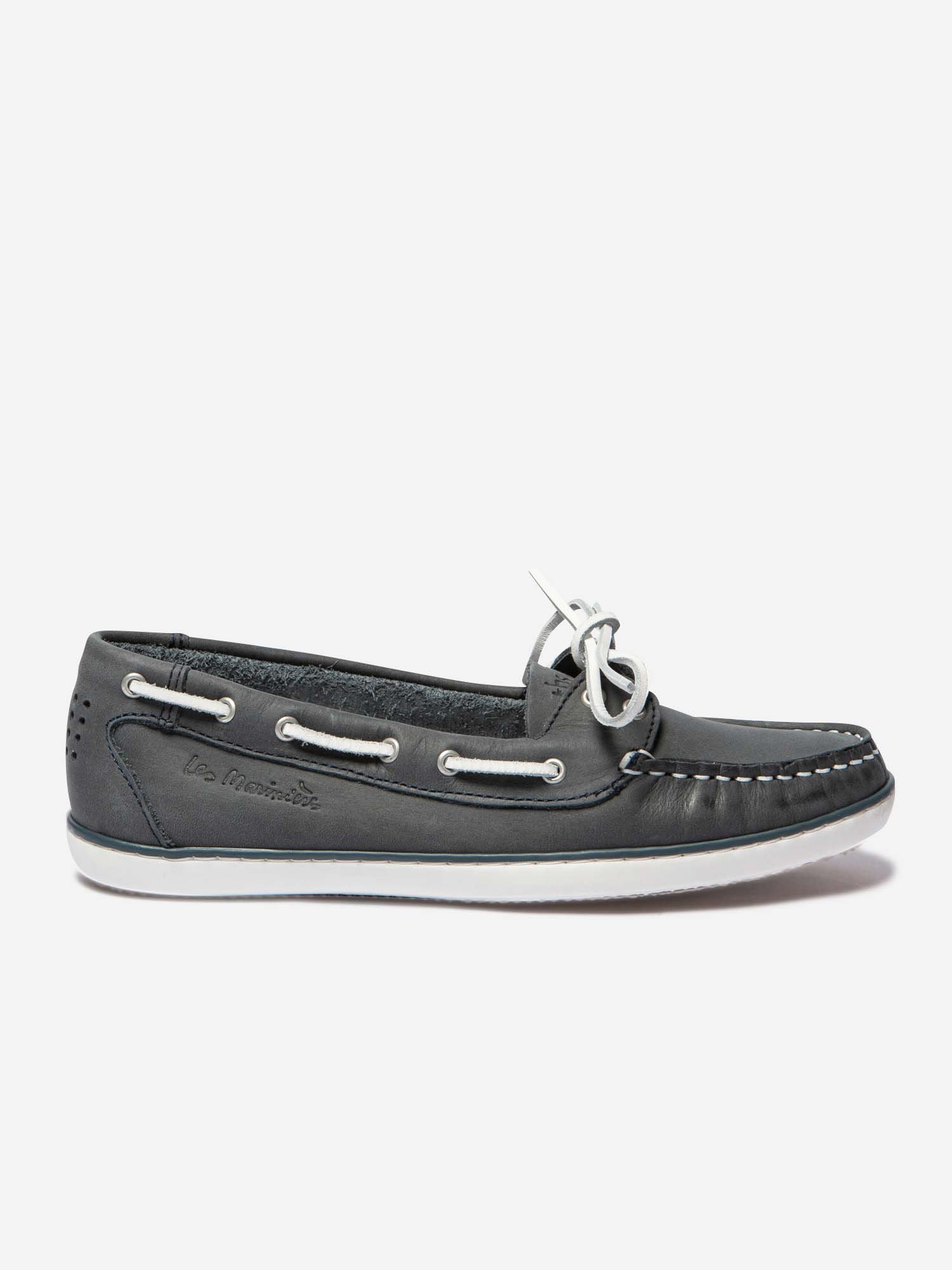 Mocassins Bateau Femme Cuir Marine