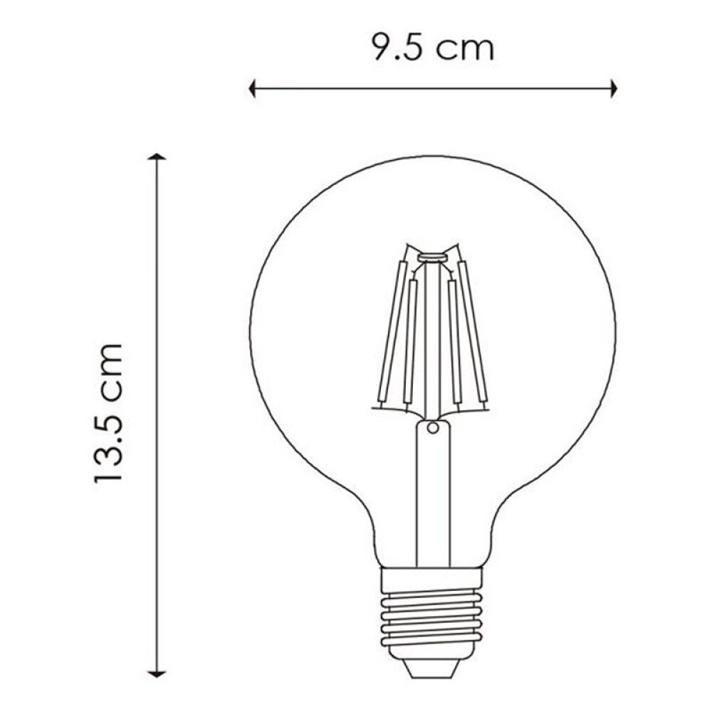 LYSPÆRE HOME SWETT HOME DECO GLOBE 4W AMBER E27 2700K