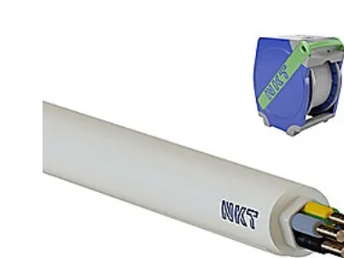 NKT Installationskabel, Halogenfri, 5G4 mm² NOIKLX 90° Dca, Lysegrå, 300/500V, Qaddy 200 m, Kabeldiameter 13,4 mm - (200 meter)