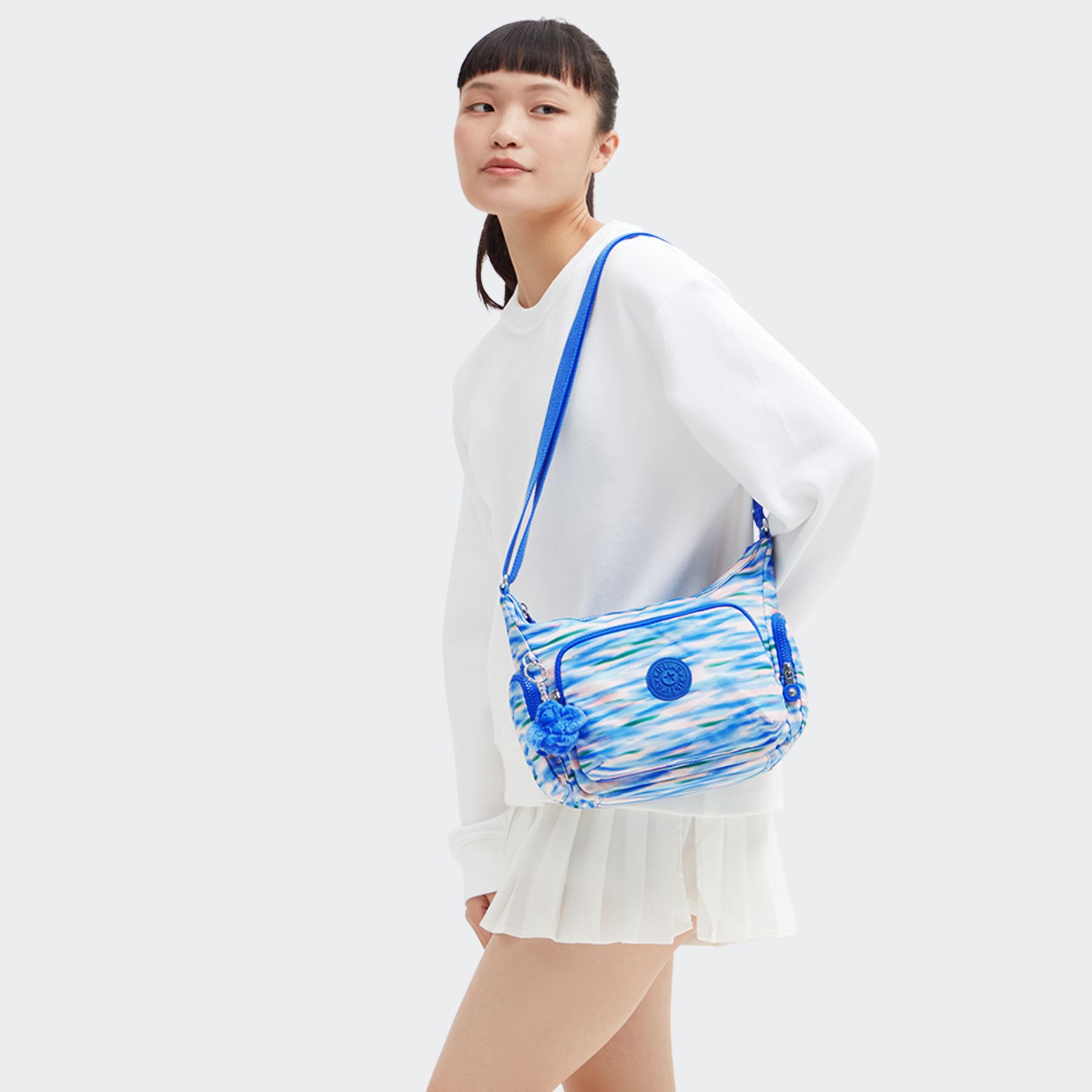 GABB S Sac à bandoulière de taille moyenne avec bandoulière réglable - Diluted Blue