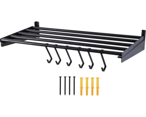 CENTA wandplank REGULUS 600 x 280 mm zwart mat