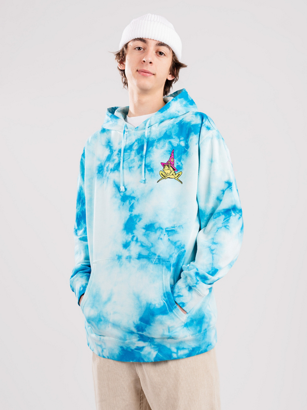 A.LAB Frog Wizard Hoodie blue wash